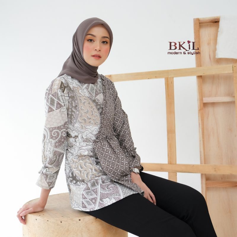 ATASAN BLOUSE BATIK MODERN || HEM BATIK COUPLE BLOUSE || BLOUSE BATIK KEKINIAN