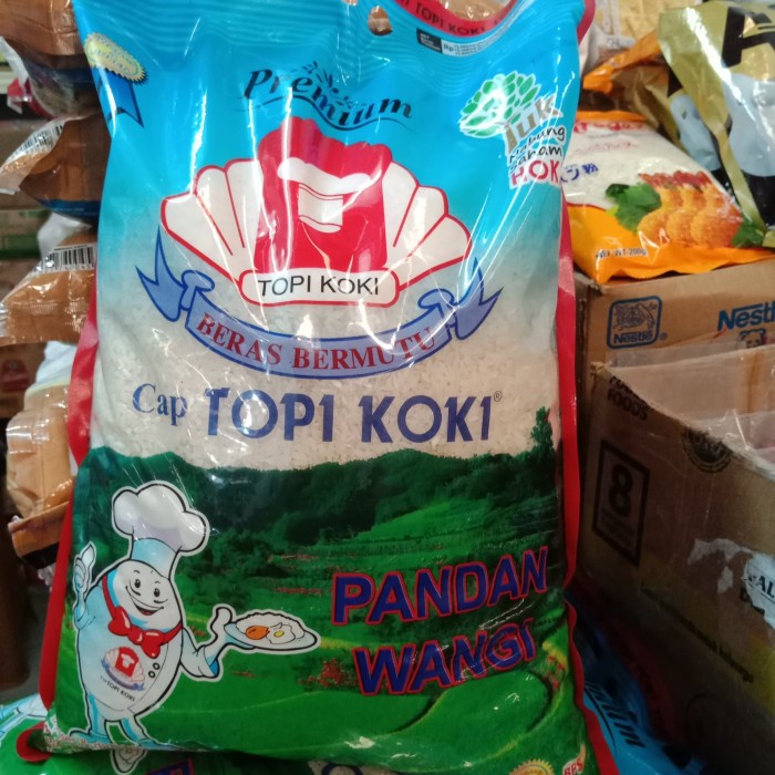 

gr20111r Beras Topi Koki Pandan Wangi 5 Kg Sv012Ss