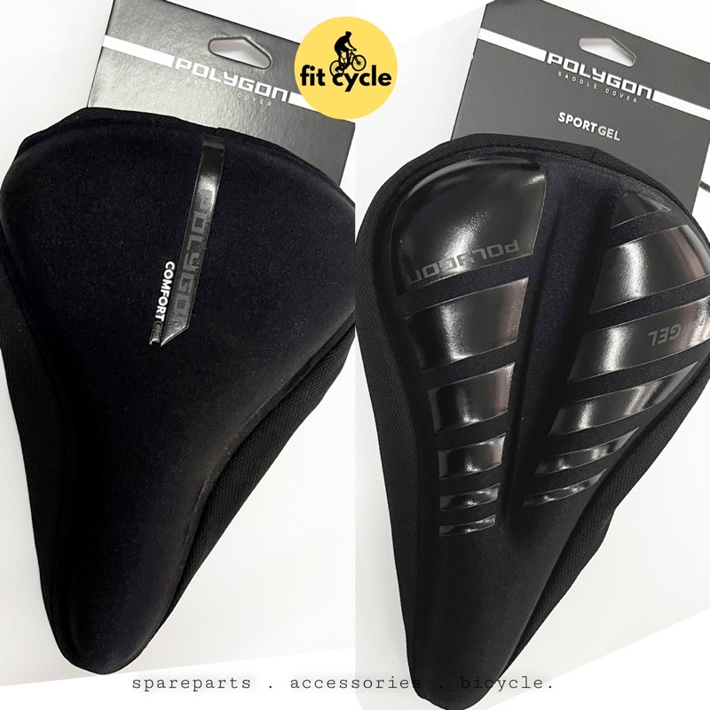 Sadel cover jok sarung sadel Polygon gel hitam saddle cover