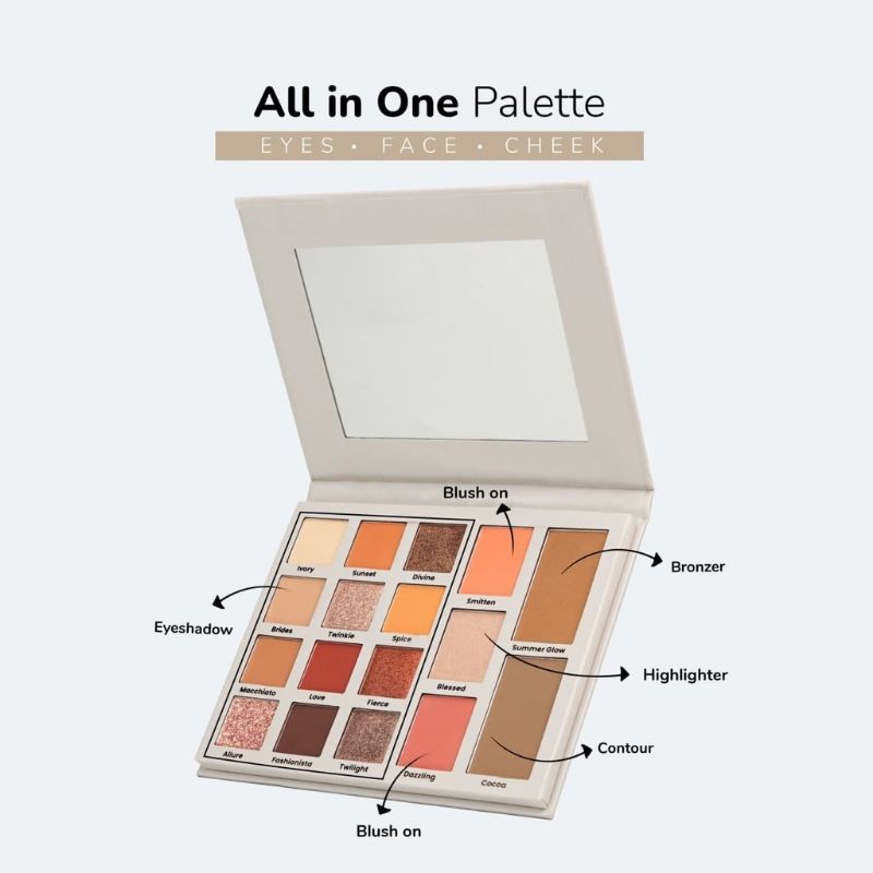 Free Brush | Lumecolors Day Night Pallete Pigmented &amp; Blendable