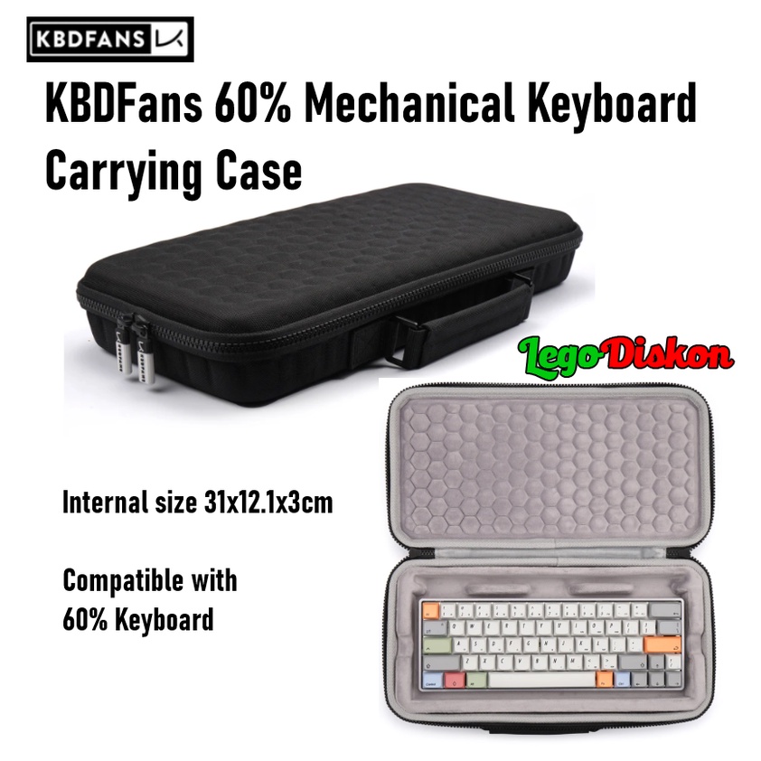 KBDFANS 60% MECHANICAL KEYBOARD CARRYING CASE - TAS KEYBOARD EVA