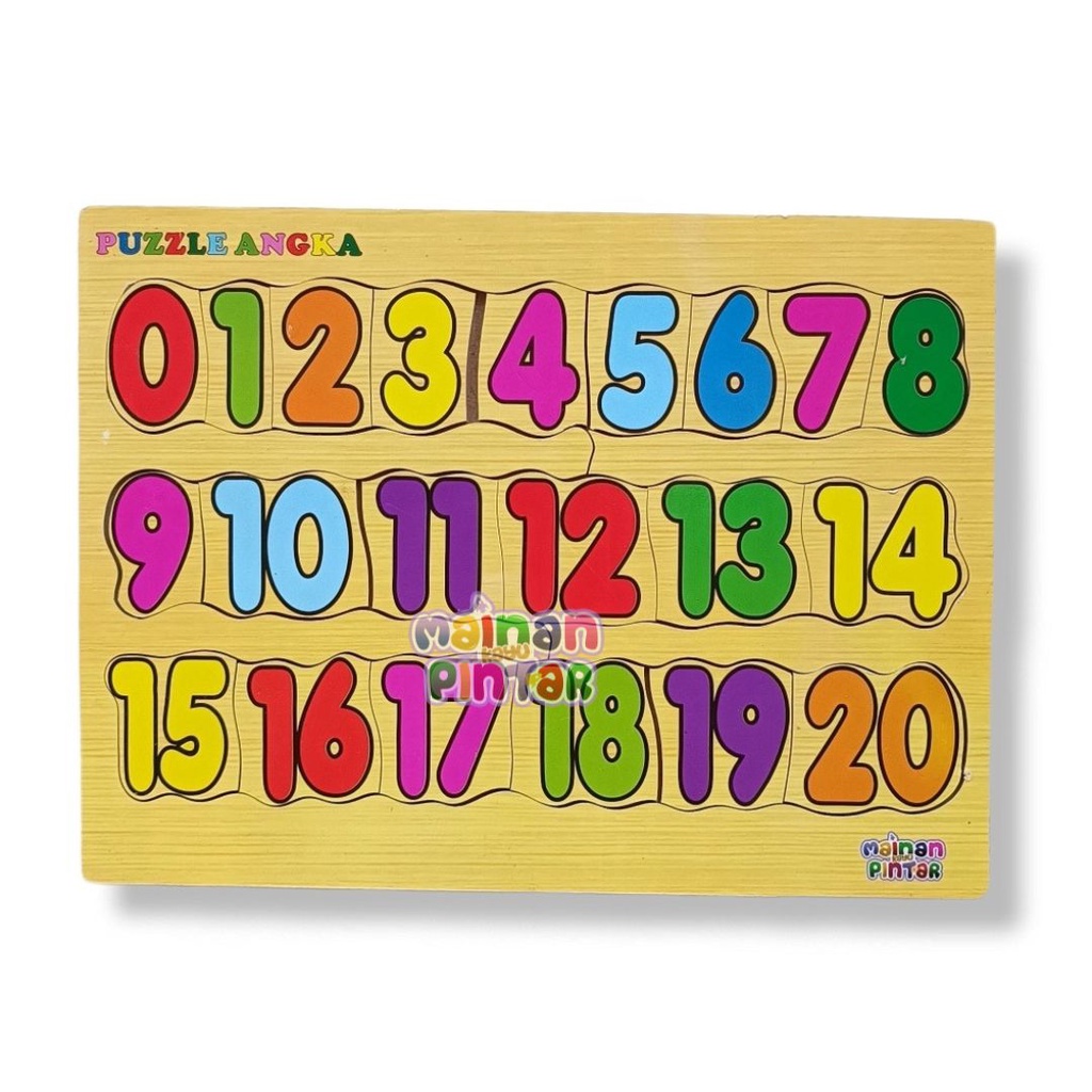 Paket Puzzle Kayu Pembelajaran Isi 4 Puzzle Huruf hijaiyah Alphabet Dan Angka