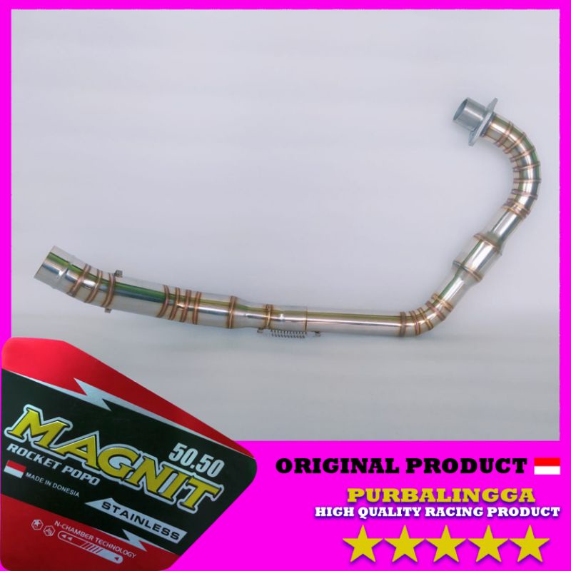 leheran knalpot racing Honda Tiger revo Tiger lama powerbom full cacing stainles