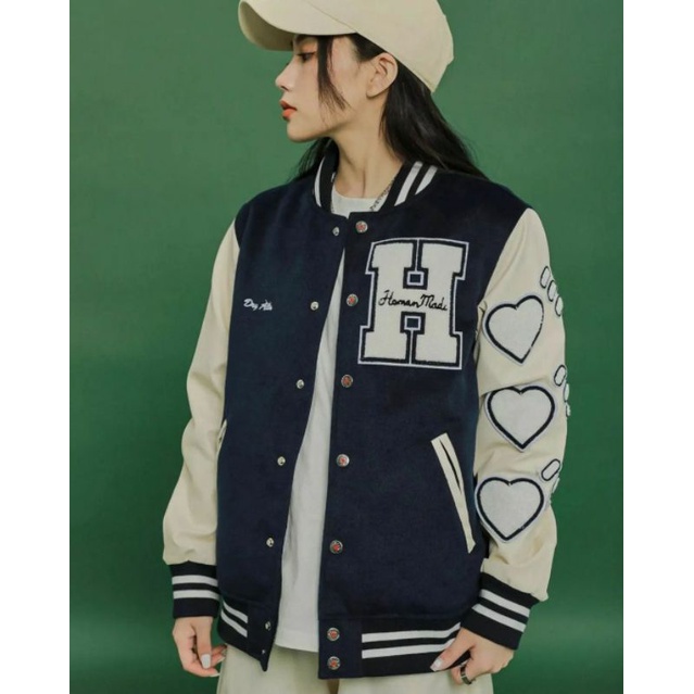 varsity wanita terkini / H HOMAN MADE BASEBALL