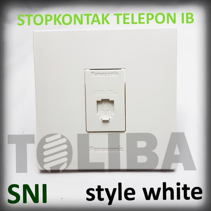 stopkontak stop kontak s/k telepon panasonic s/k minimalis jack rj inbow ib SNI