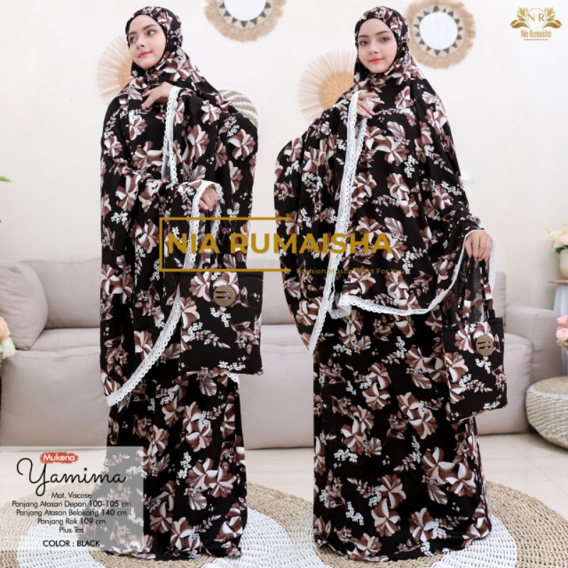 mukena yamima bahan adem mukena dewasa