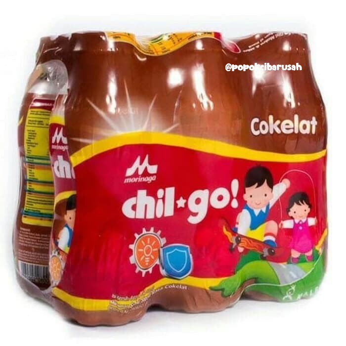 Chil Go Susu Cair Strawbery/Vanila/Coklat/Melon/Pisang 140ML PerPack Isi 6Pcs/popokcibarusah