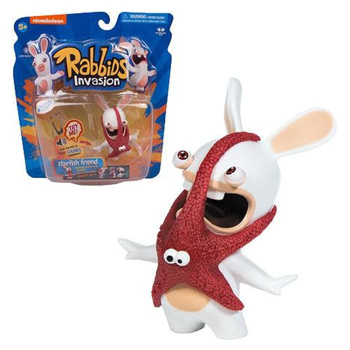 [KHUSUS PEMBELIAN DI COMIC CON] Rabbids Invasion Starfish Friend Talking Action Figure