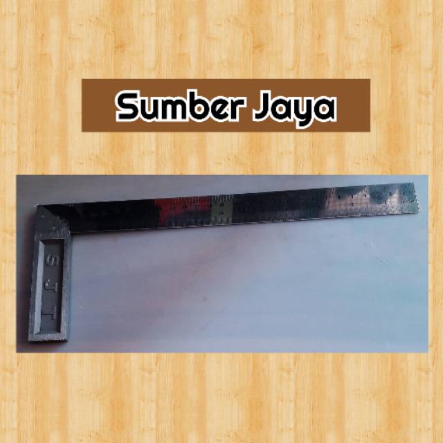 

Penggaris Siku Meter Tukang 30 cm Stainless