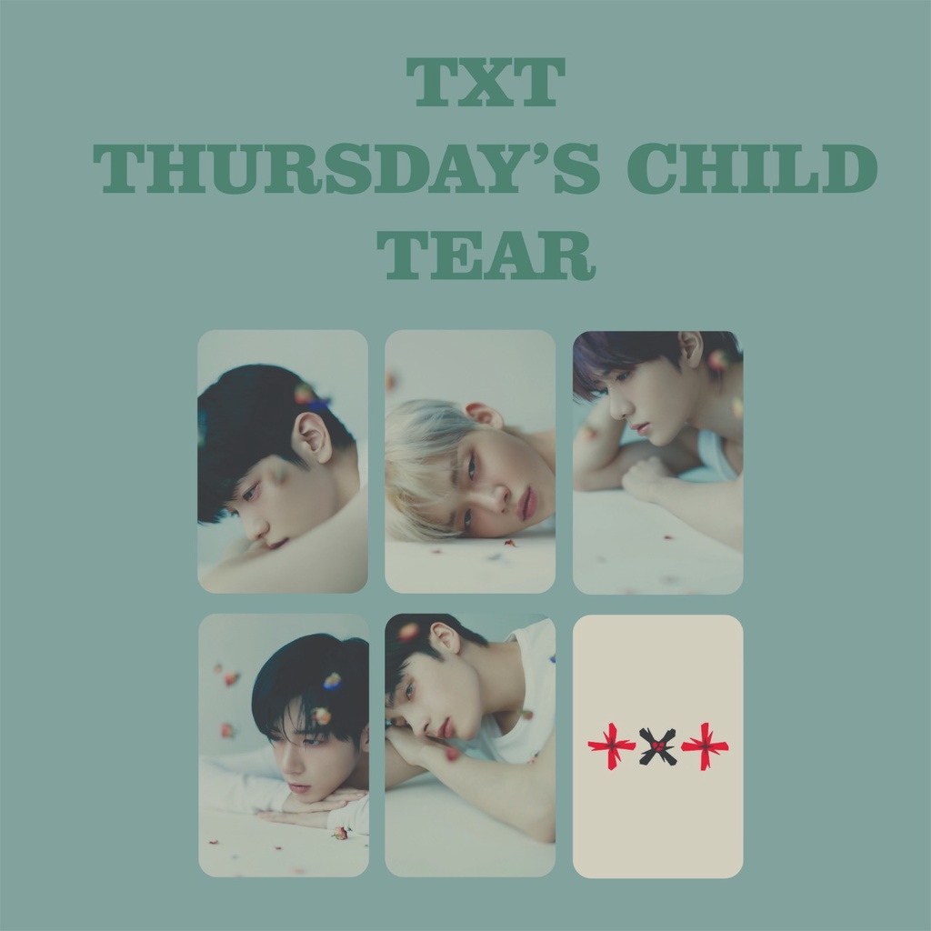 PHOTOCARD TXT THURSDAY'S CHILD TEAR VERSION