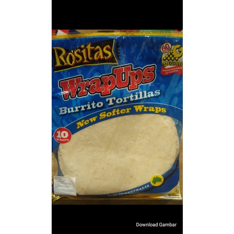 

BISA COD Rositas burrito tortillas