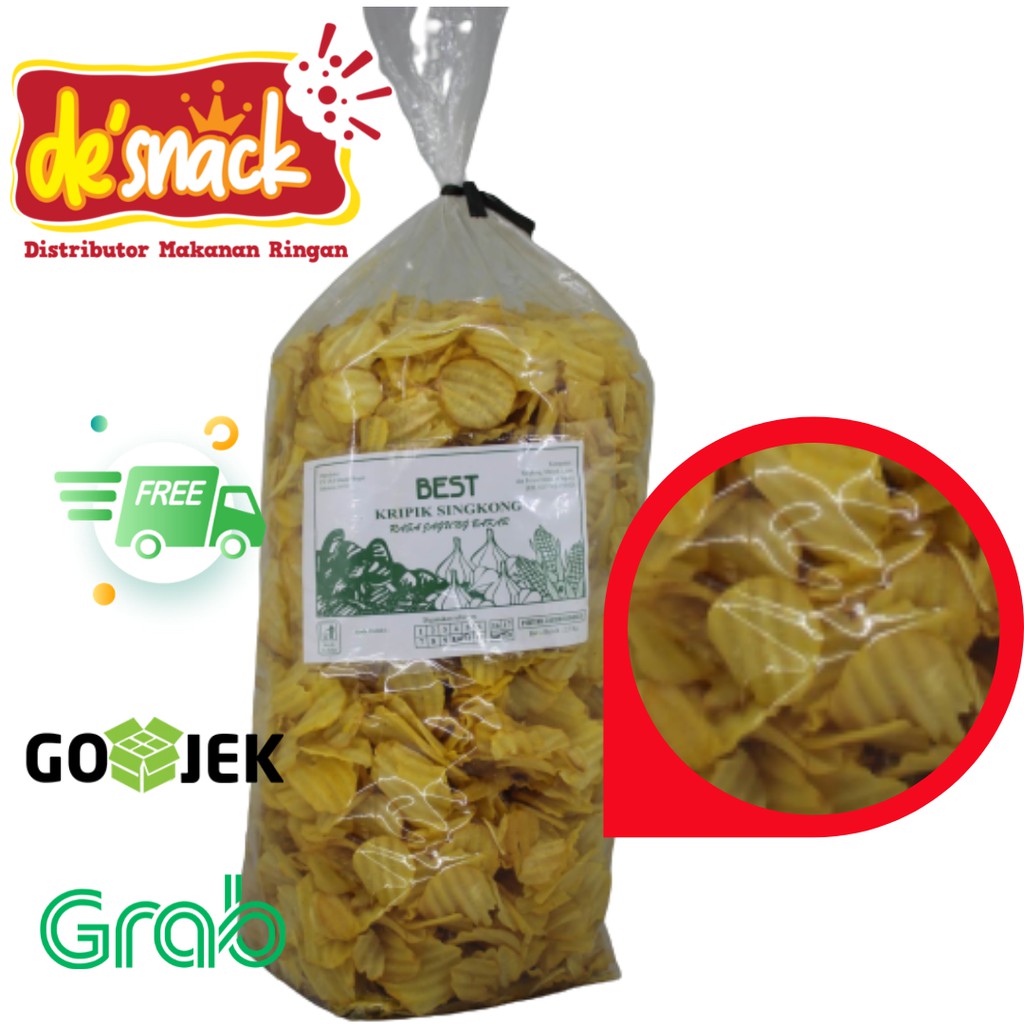 

Snack/Cemilan / Keripik Singkong Rasa Jagung Bakar merek Best