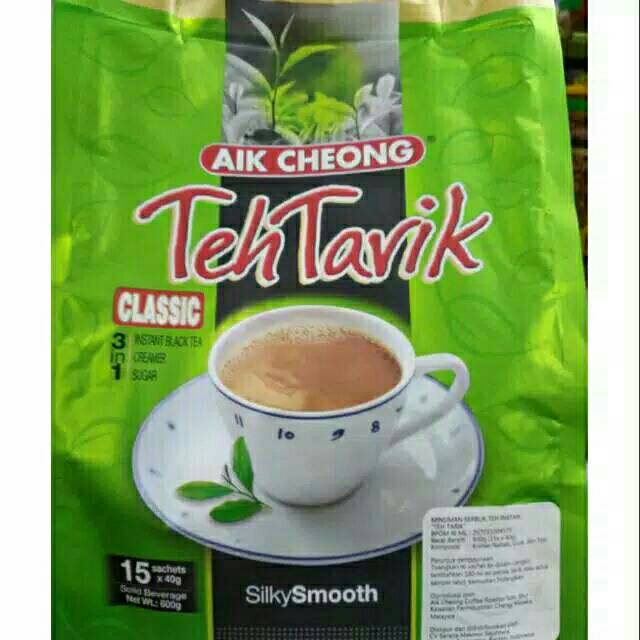 

AIK CHEONG TEH TARIK ISI 15 SACHET X 40 gram EXP JANUARI 2020