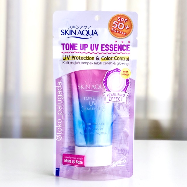 ✅ 100% original BPOM - Skin Aqua Tone Up UV Essence SPF 50+ PA++++ Lavender Mint Green