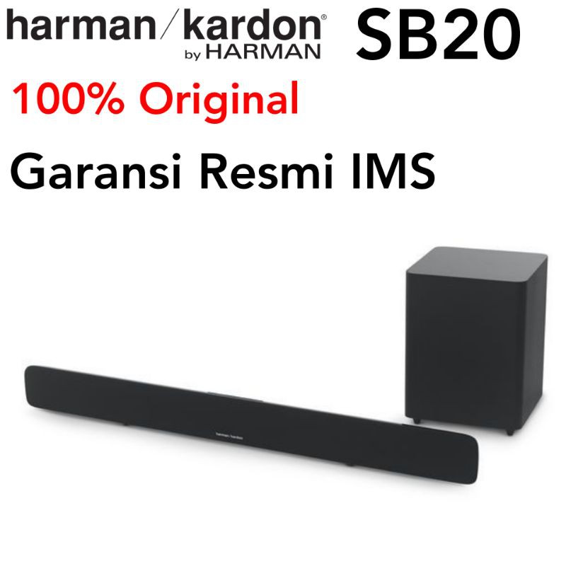 Original Harman Kardon SB20 Soundbar Garansi Resmi Home Theather Bluetooth Speaker Salon