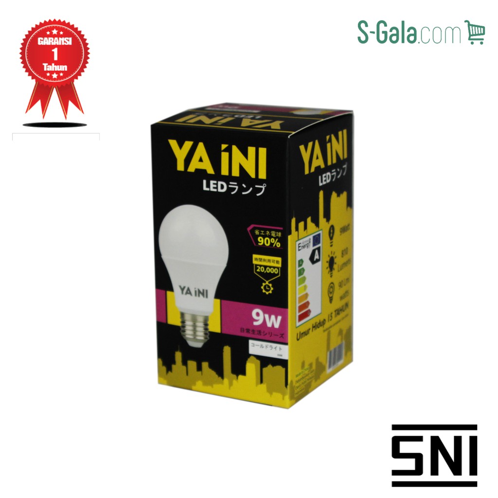 Lampu LED Yaini 9watt (9w)