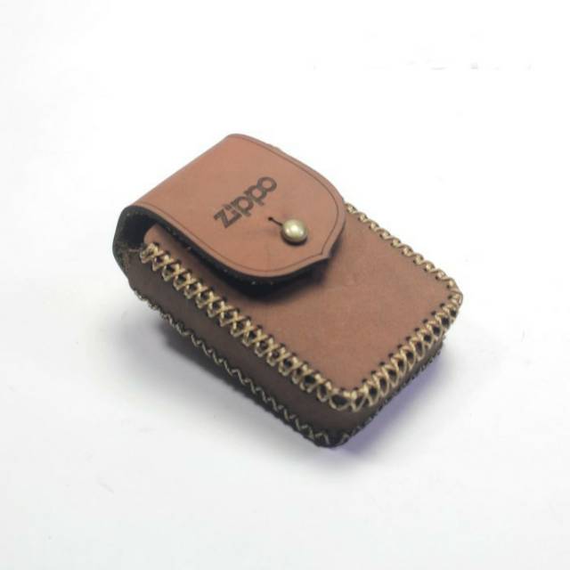 Sarung korek api zippo warna tan ch crazy horse