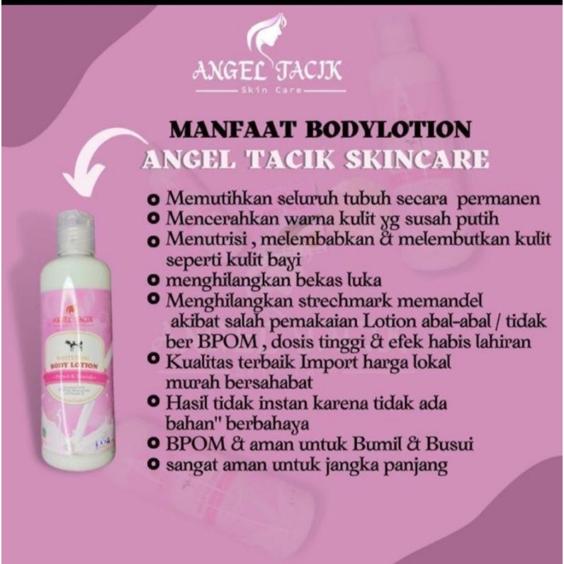 [PROMO] BODY LOTION WHITENING ANGEL TACIK ORIGINAL BPOM