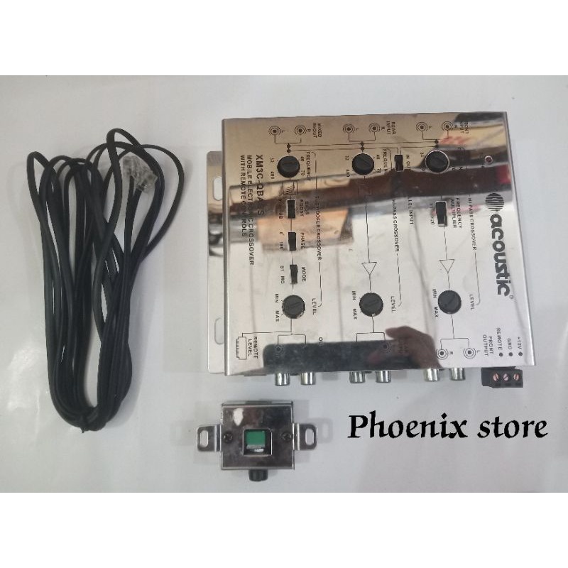 Crossover mobil acoustic XM3C - QBASS