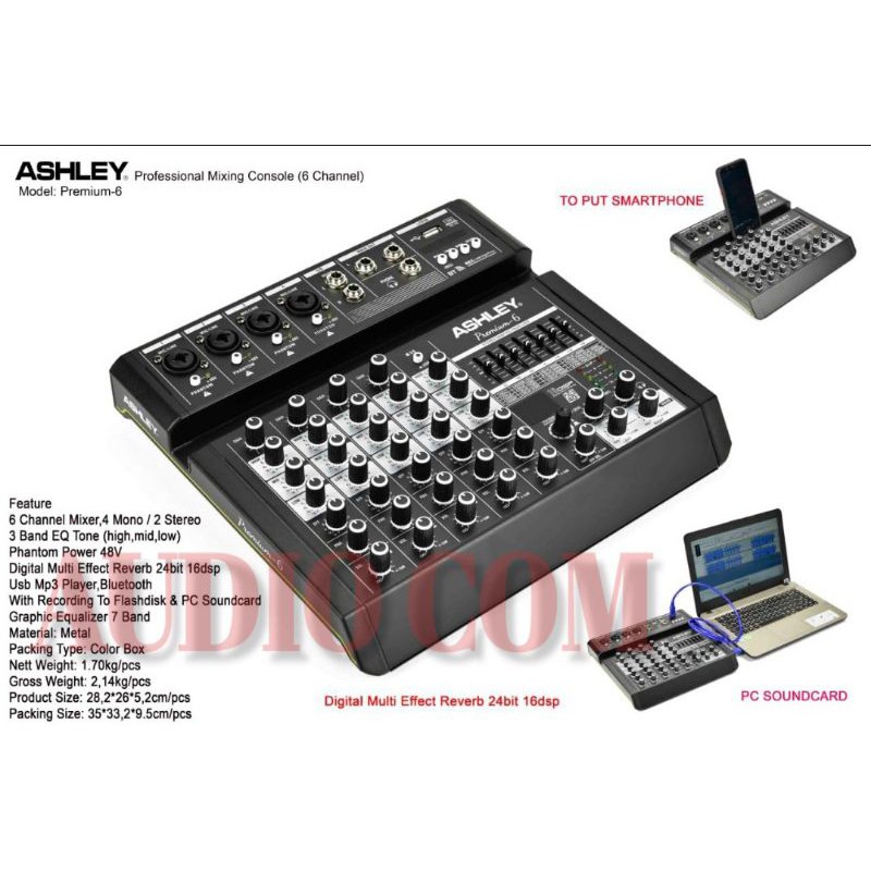 MIXER ASHLEY PREMIUM-6 MIXER ASHLEY PREMIUM6 ASHLEY PREMIUM 6 ORIGINAL