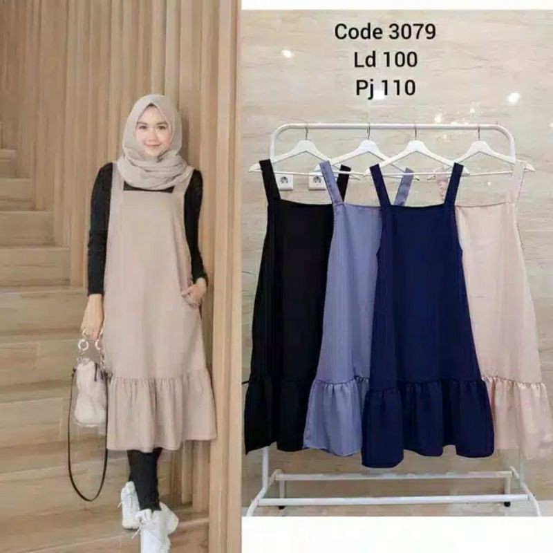 fourfashion SLUVI RAMPEL BAHAN TWISCONE UKURAN ALLSIZE FIT L 1R