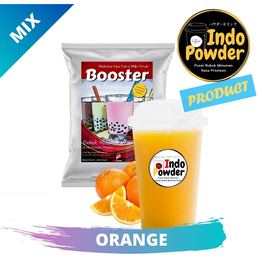 

Bubuk jeruk 1kg / Bubuk Minuman jeruk 1kg / Powder Orange 1 kg / Produk Indopowder