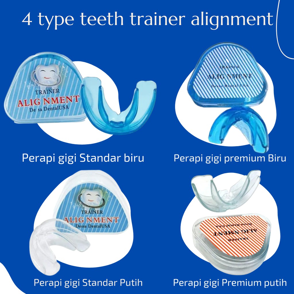 Behel Lepas Pasang Alat Perapi Gigi Retainer Perapih Gigi Tanpa Kawat Behel Teeth Trainer Alignment Perapih Gigi Anak Dan Dewasa Original