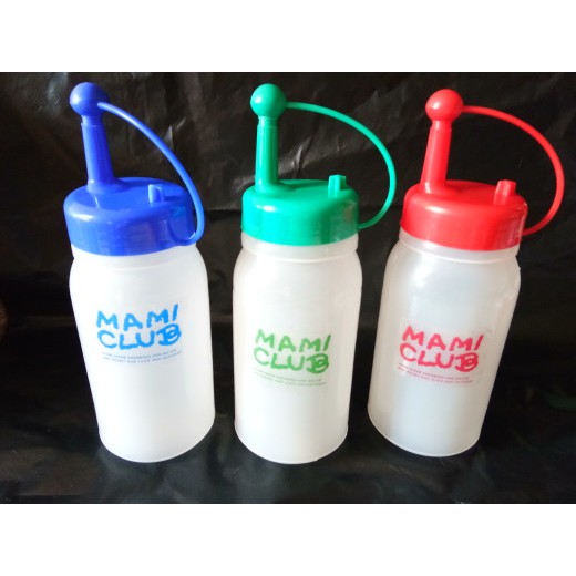 Botol Saos Kecap Bumbu Mayonaise Minyak Topping Plastik / Botol Mayo Mami Club 250ml