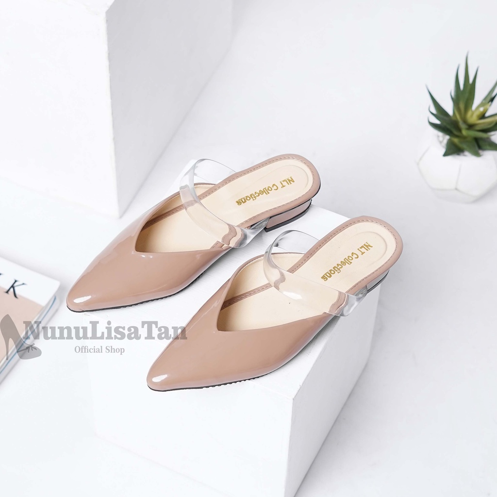 NunuLisaTan - High Heels Wanita Korea 3cm Heels Kantor Prili