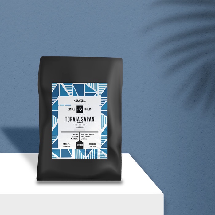 

(BISA COD) Toraja Sapan Arabica Grade 1 Biji Kopi Roasted Beans - BIJI KOPI, 100 gram