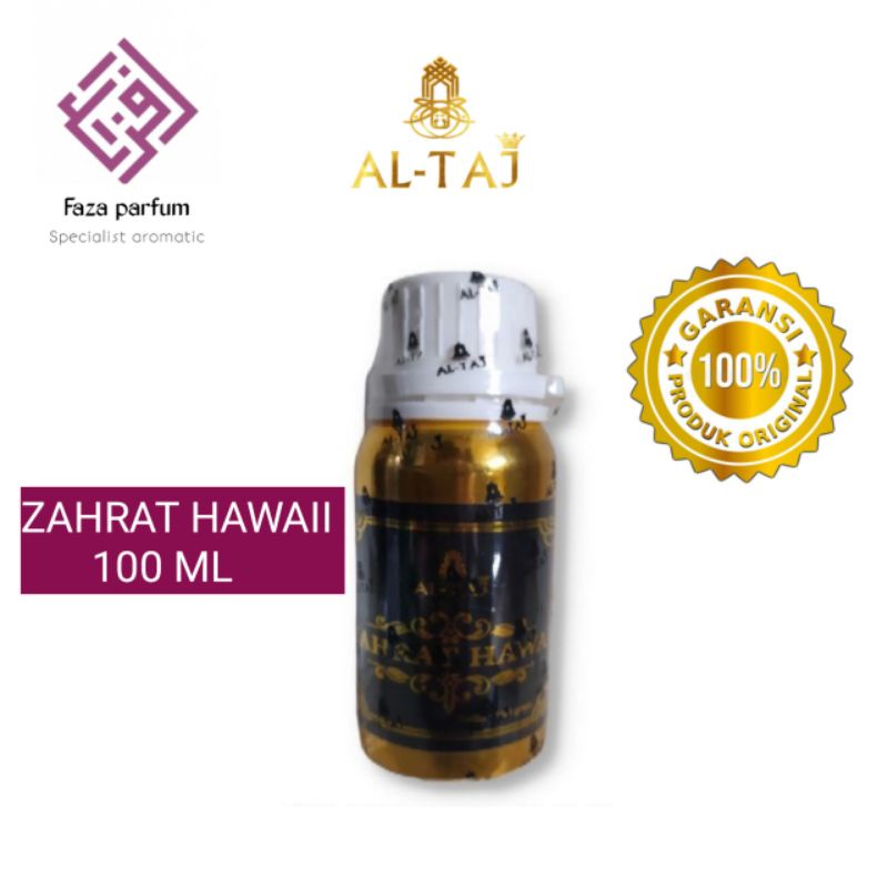 BIBIT PARFUM ZAHRAT HAWAII BY AL-TAJ SEGEL 100 ML
