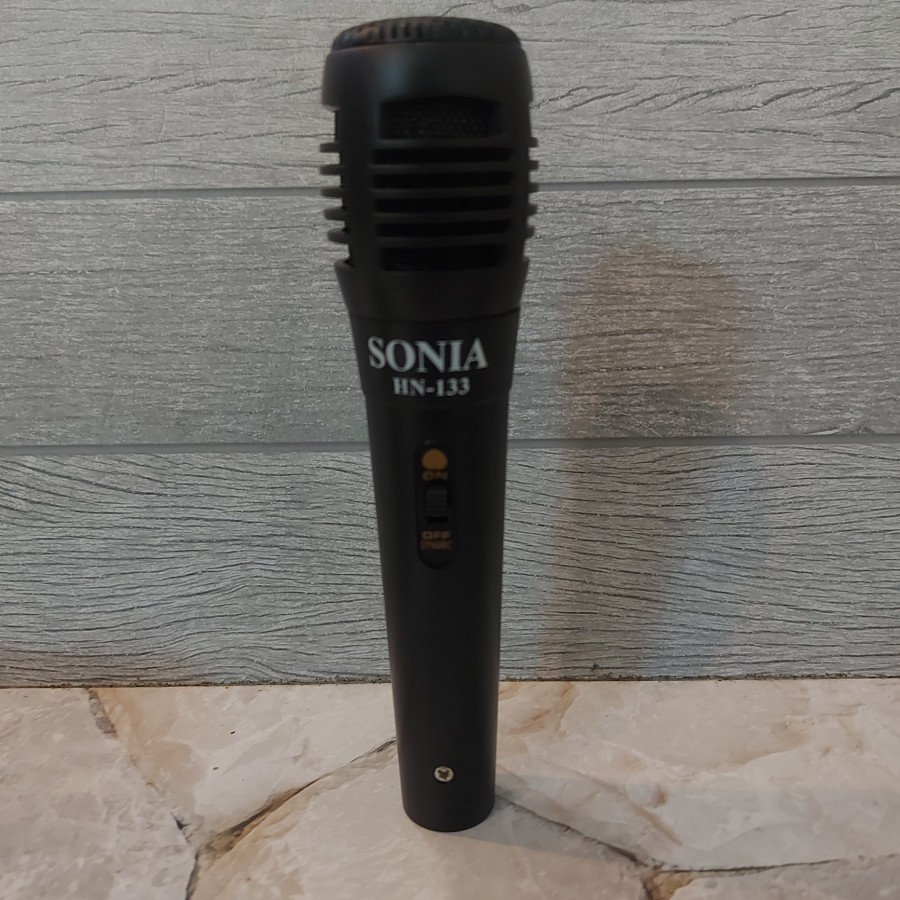 Microphone Kabel Murah Sonia HN-133 - Mic Murah Karoke Sonia