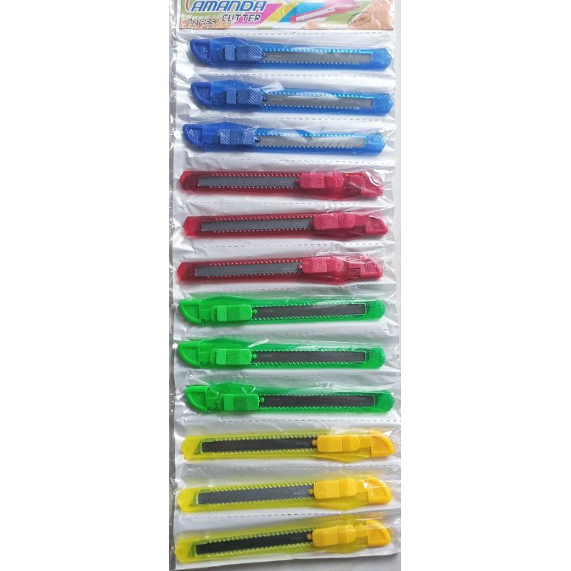 Pisau Cutter Kecil 12pcs