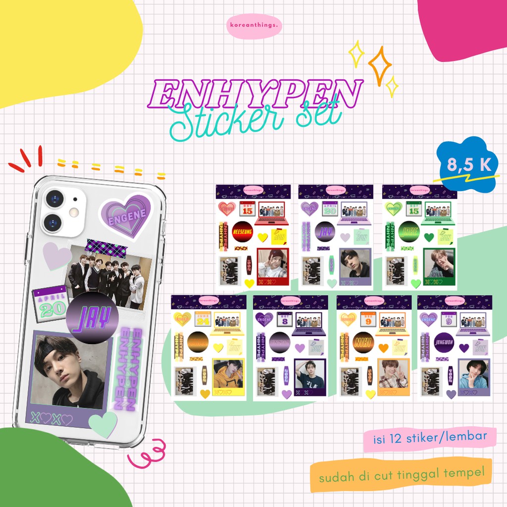 

Stiker Enhypen KPOP Murah