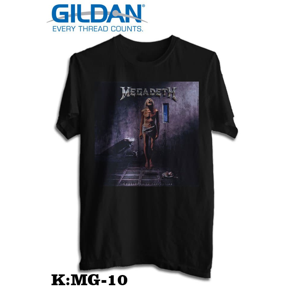 Kaos Megadeth - Kaos Hammersonic 2017 - MG-10