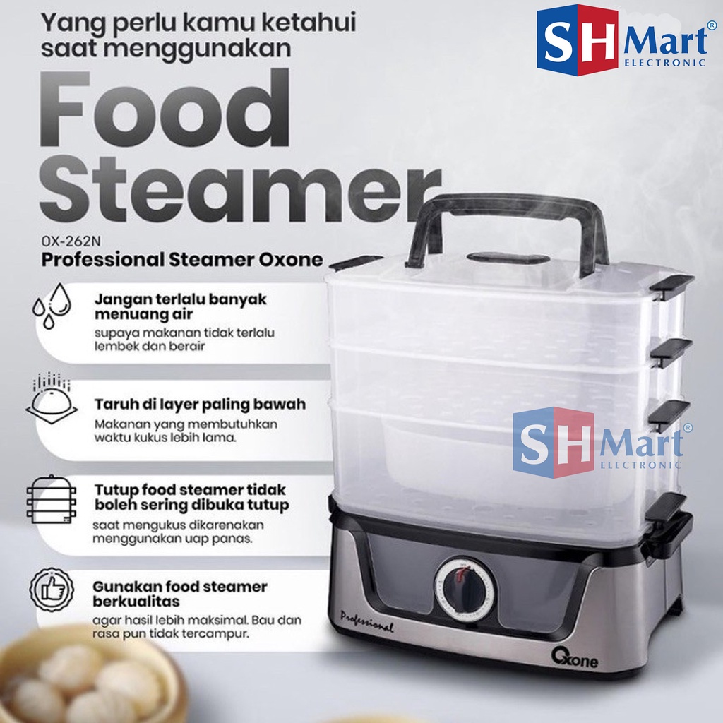 OXONE OX-262 OX262  FOOD STEAMER PENGUKUS MAKANAN (MEDAN)