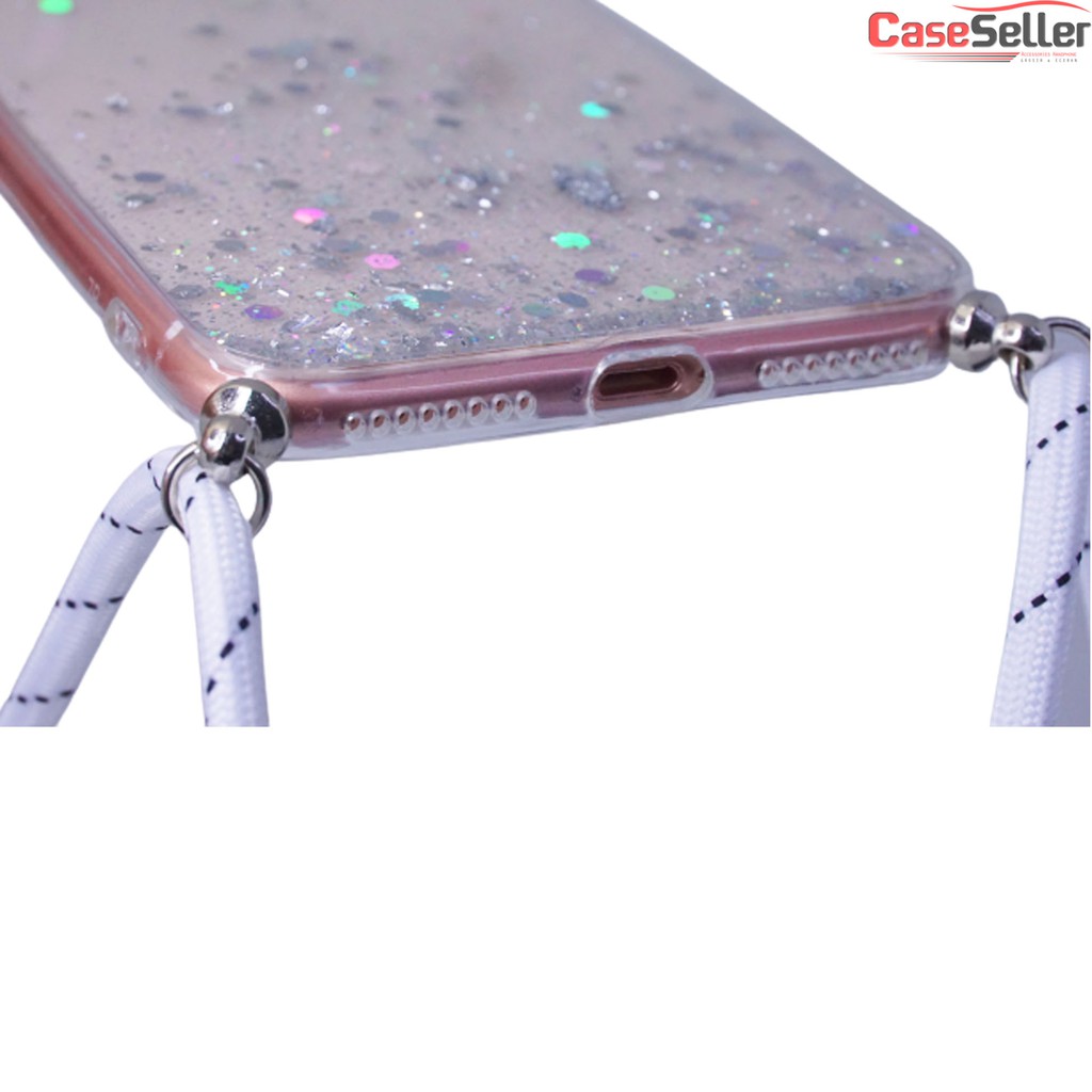 Xiaomi Redmi 9A  9C  Note 8  Note 9  Note 9 Pro Case Dove Candy Glitter + Tali
