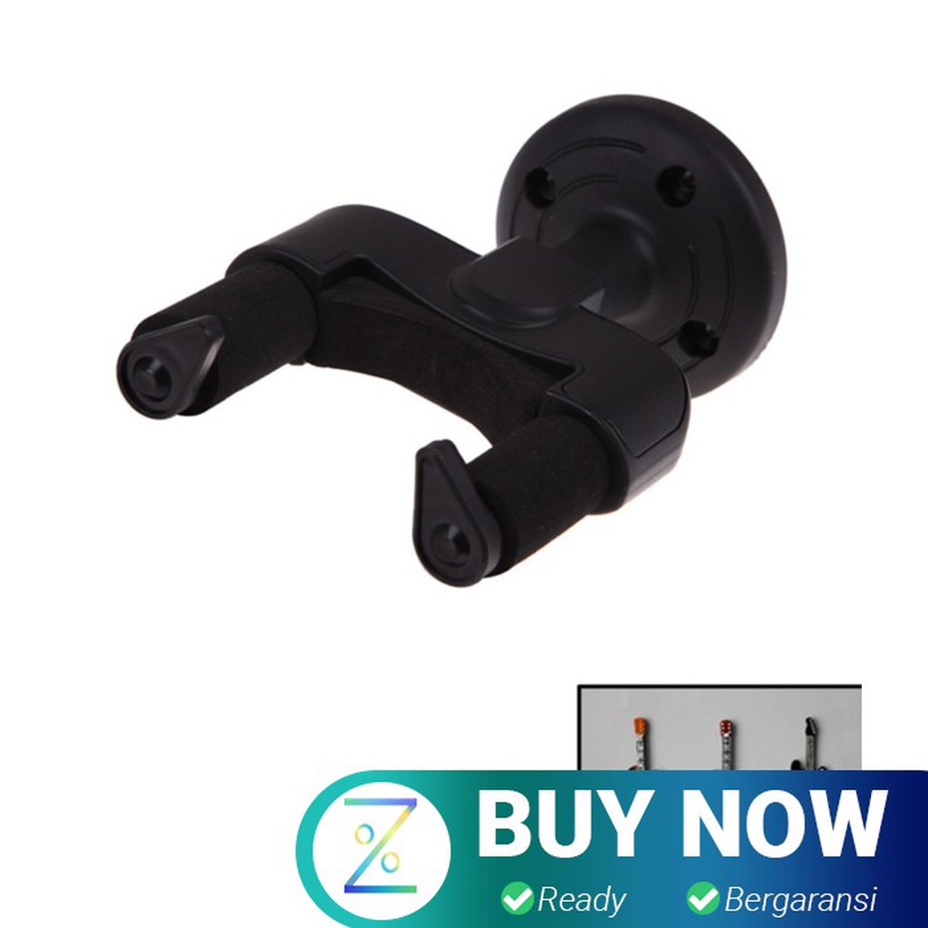 

Mount Gantungan Dinding Gitar Back Holder Rack - GF-011 - Black