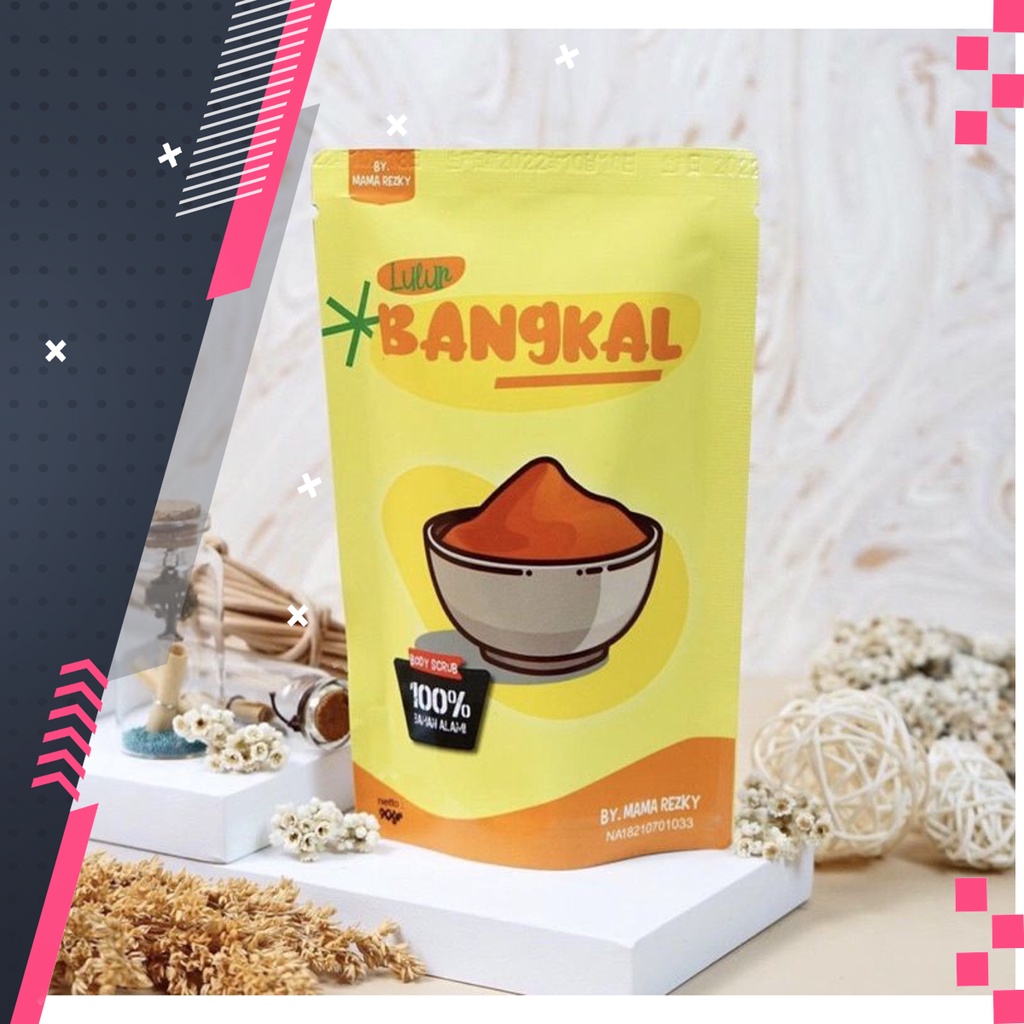 LULUR KAYU BANGKAL KEMASAN 10GR ASLI ORIGINAL / LULUR WHITENING / LULUR REMPAH KAYU BANGKAL ASLI KAL