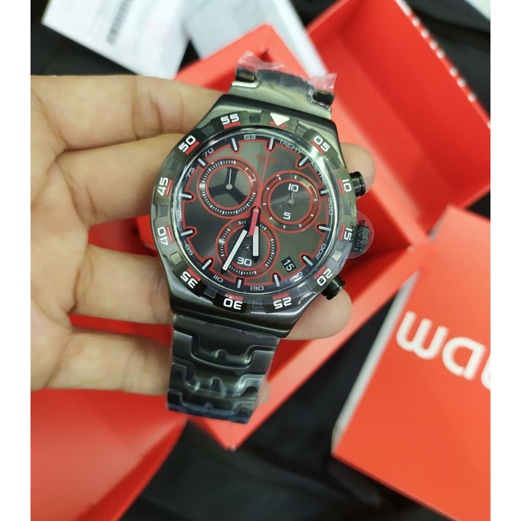 Jam Tangan Swacth YVM406G Original