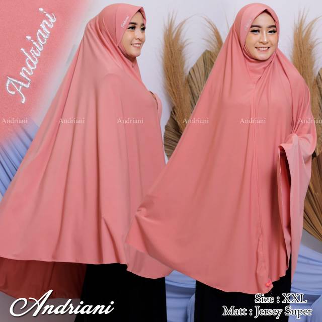 Hijab Andriani cadar Pet Antem Jersey Super