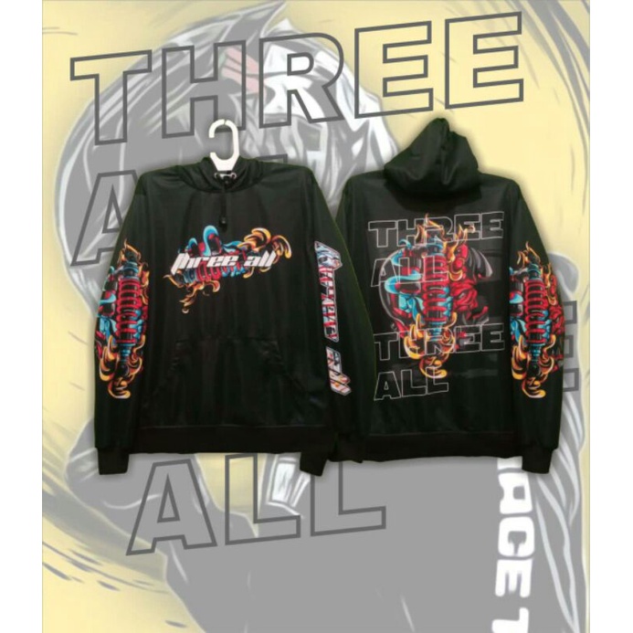 HOODIE SUNMORIDE HOODIE HITAM PRIA DAN WANITA JAKET SUNMORI FULL PRINTING