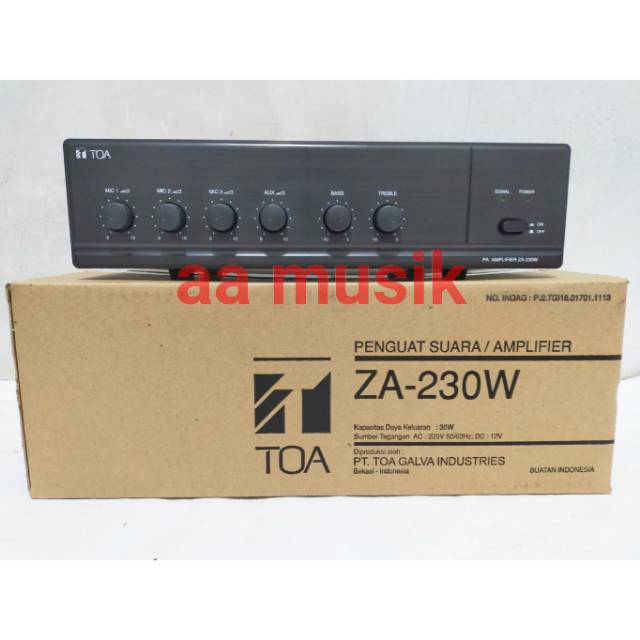 MIXER AMPLI TOA ZA230W ORIGINAL ZA 230 W