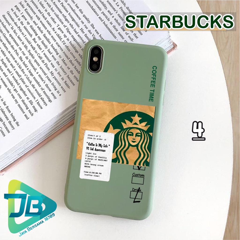 SOFTCASE KOPI ST4RBUCKS OPPO VIVO XIAOMI SAMSUNG REALME IPHONE ALL TYPE JB4850