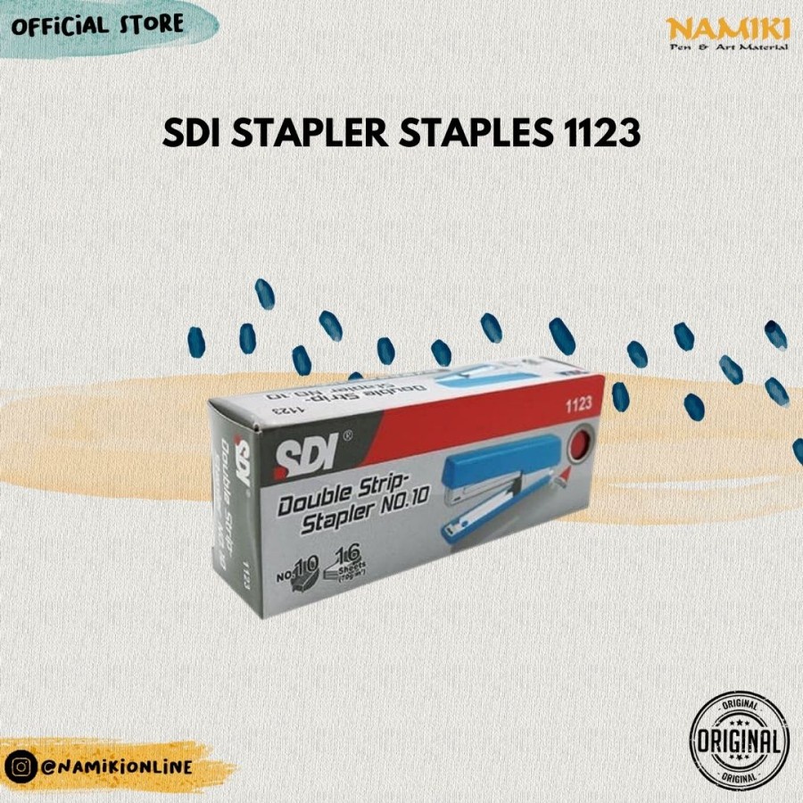 

SDI Stapler staples 1123 Double strip staples