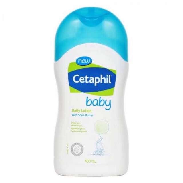 Cetaphil baby daily lotion with sea butter 400ml - lotion bayi