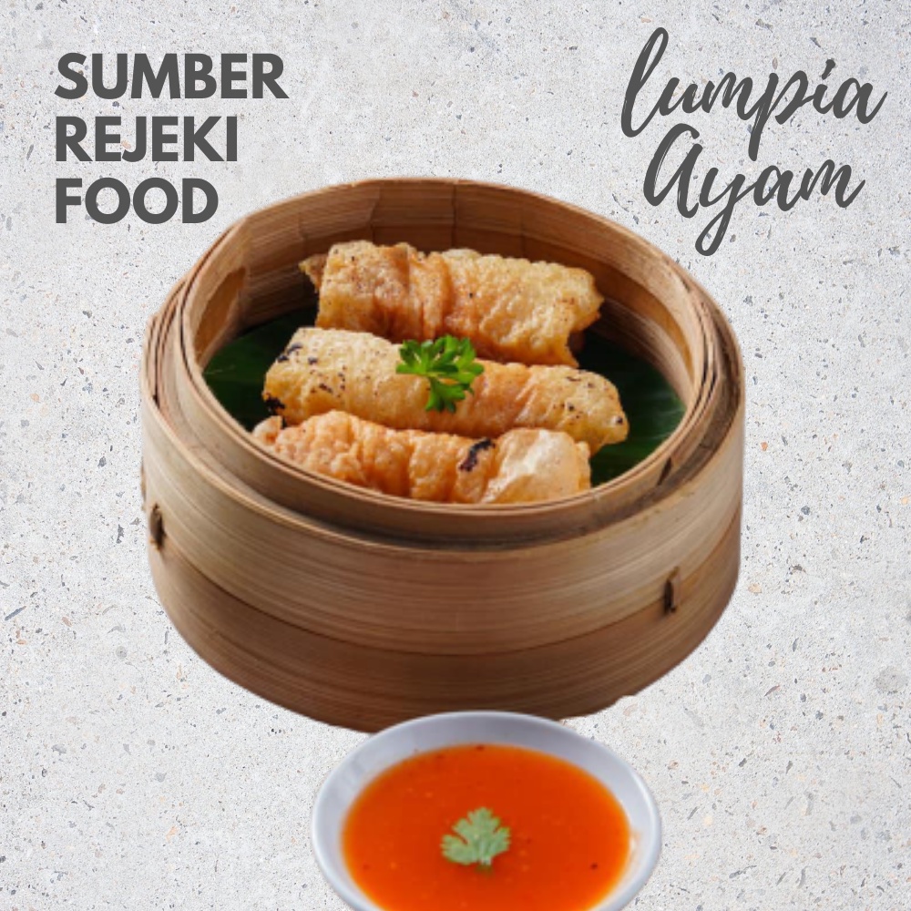 

LUMPIA KULIT TAHU ISI AYAM 25 PCS LUMPIA AYAM DIMSUM FROZEN HALAL - SUMBERREJEKIFOOD