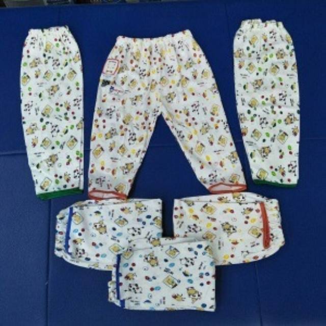 Baby mocha celana panjang Bis fullprint isi 3pcs size M 0-3bulan