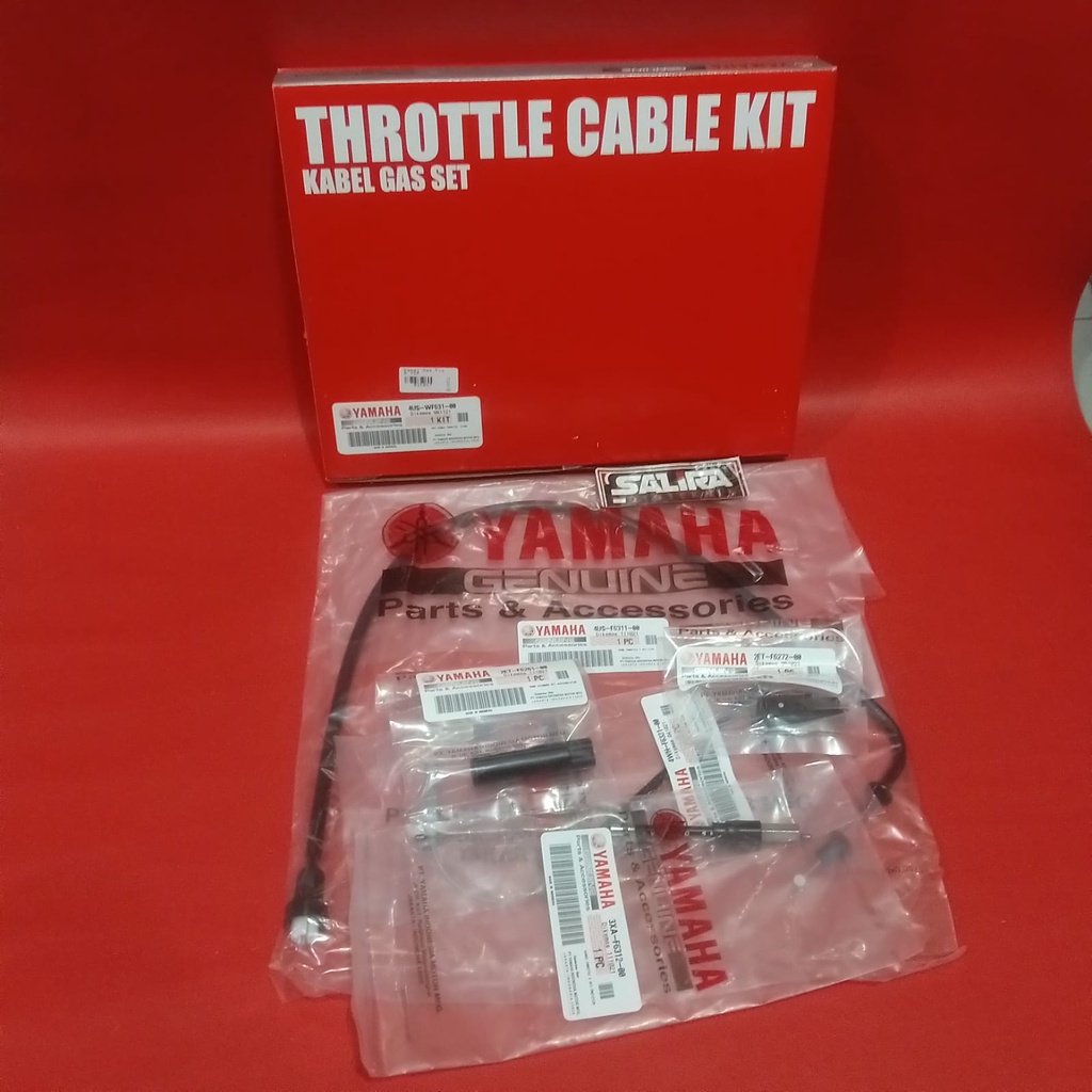 Kabel Selang Gas Throttle Cable Kit Set Kabel Pompa Oli Samping  Yamaha Fiz R FizR Orisinil YGP 4US 