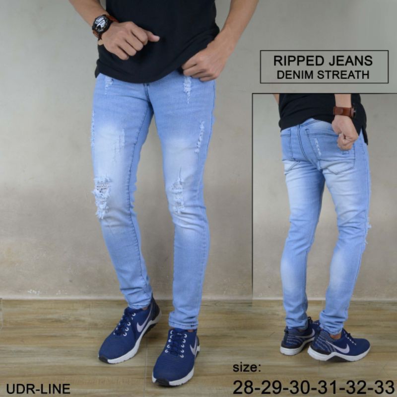  celana  jeans TERLARIS panjang skinny  semi slimfit fifteen 